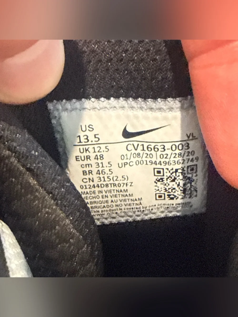 Jordan size 13
